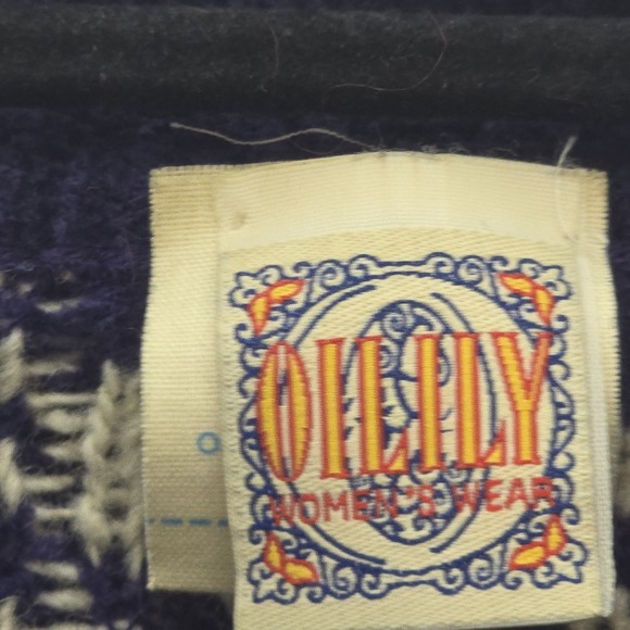 Vintage Oilily Lambswool Blend Mock Neck Sweater Made in Italy Women's Size M - Picture 5 of 8